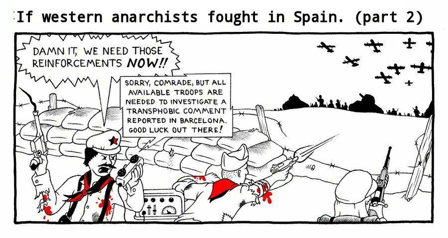 What if we had identity politics in the Spanish civil war. 